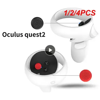  1 / 2 / 4 шт. Колпачки для большого пальца для Quest 2 Без пота Силиконовые гладкие прецизионные противоскользящие резиновые колпачки для большого пальца Аксессуары VR
