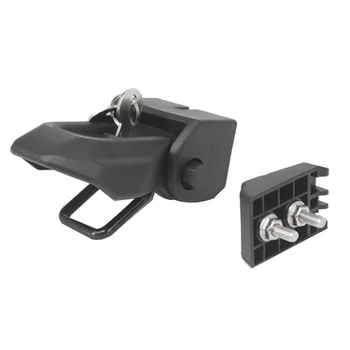 1 пара защелки с замком капюшона с комплектом ключей ABS + металл прочный и антикоррозийный для Wrangler Jl 2018-2020