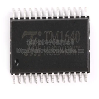 1 шт. Оригинальный оригинальный патч TM1640 Светодиодный цифровой ламповый дисплей драйвер IC 8 сегмент×16 бит SOP-28