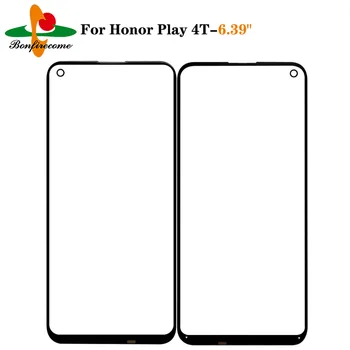 10 шт.\lot Внешний экран для Huawei Honor Play 4T AKA-AL10 Передний сенсорный экран Стекло Замена внешней линзы