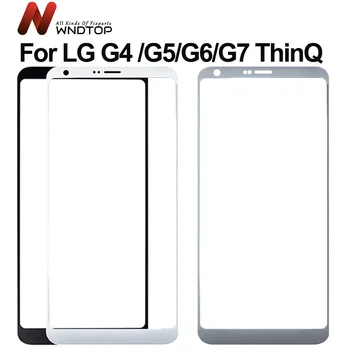  10 шт. Высококачественное внешнее стекло для LG G4 G5 G6 G7 Переднее стекло Стекло экрана Панель Стекло для LG G7 ThinQ Внешнее стекло