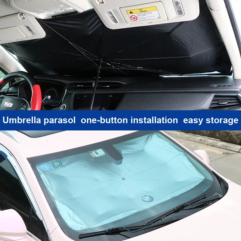 Автомобильный солнцезащитный зонтик Складной чехол для переднего окна для BYD Song Qin Han EV Tang DM 2018 PLUS Song Pro MAX Yuan - 3