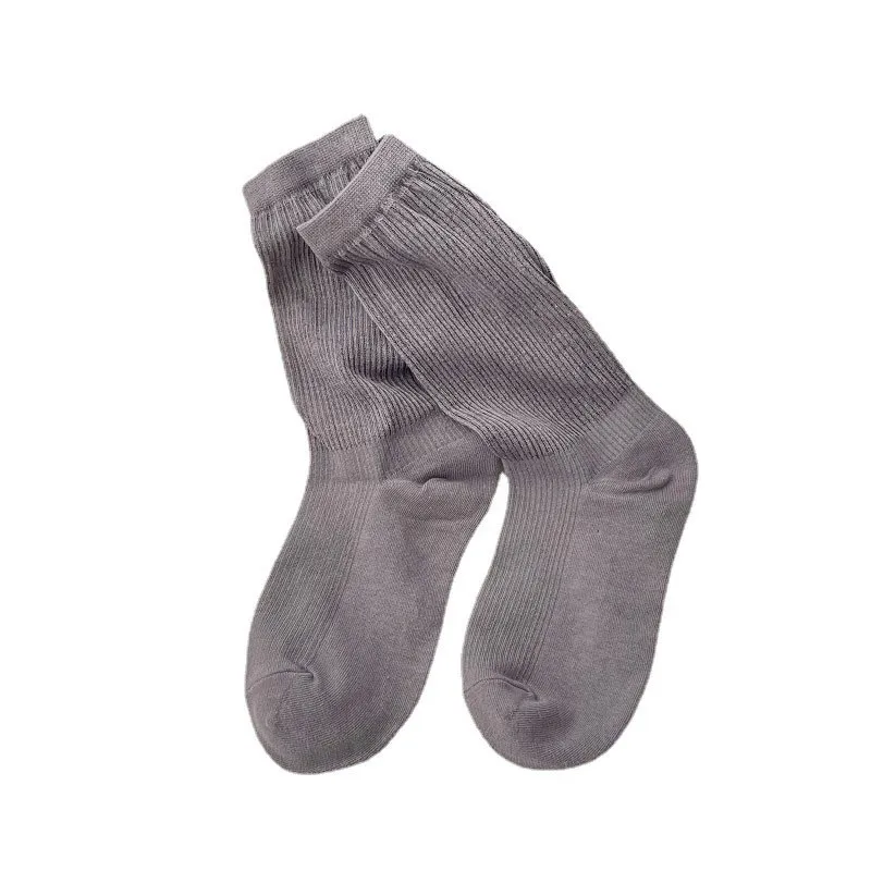 лето новые носки тонкая сетка удобная дышащая модная тенденция универсальная серия стилей корейской академии женские носки для экипажа S107 - 5