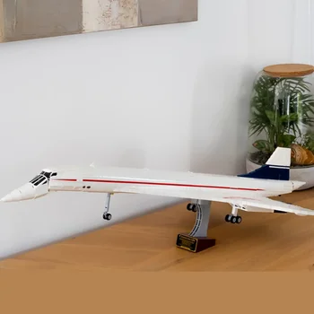105CM Технический сверхзвуковой авиалайнер Авиация Airbus Space Shuttle Concorded Fit 10318 Строительные блоки Кирпичная игрушка Детский подарок