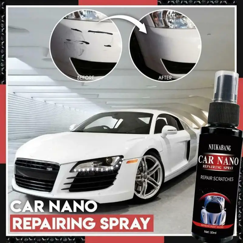 120 мл 50 мл 100 мл Керамическое покрытие Спрей Nano Car Anti Scratch Spray Nano Гидрофобное покрытие Жидкое стекло Покрытие Автомобильная краска Уход - 2