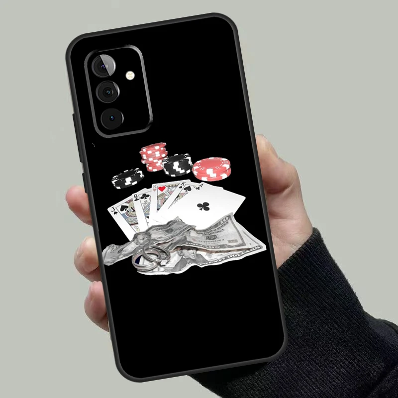 Чехол для покера Ace of Spades для Samsung Galaxy A52 A32 A22 A12 A54 A34 A24 A14 A51 A71 A73 A53 A33 A23 A13 Крышка - 4