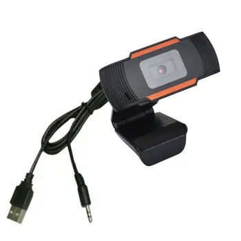 1080P Веб-камера USB2.0 Компьютерная сеть Живая камера Сетевая камера Бесплатная диск USB Cam HD камера с микрофоном Веб-камера для компьютера