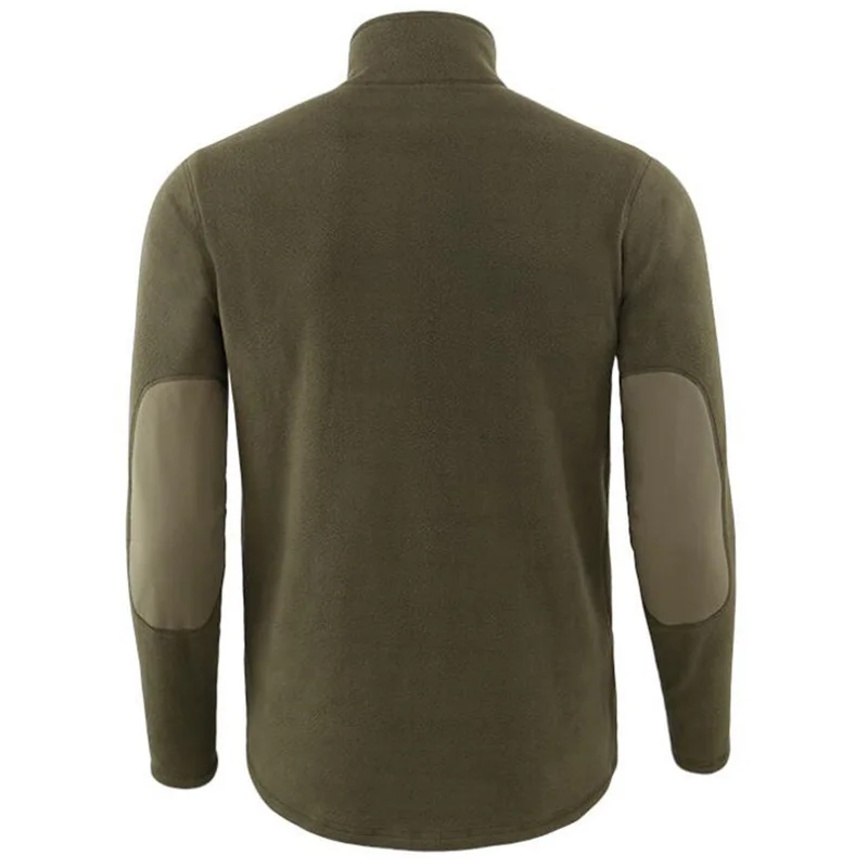 флисовая теплая футболка мужская повседневная осенне-зимняя футболка с длинным рукавом верхняя одежда военная рыбалка тренировочная ветровка рубашки - 1