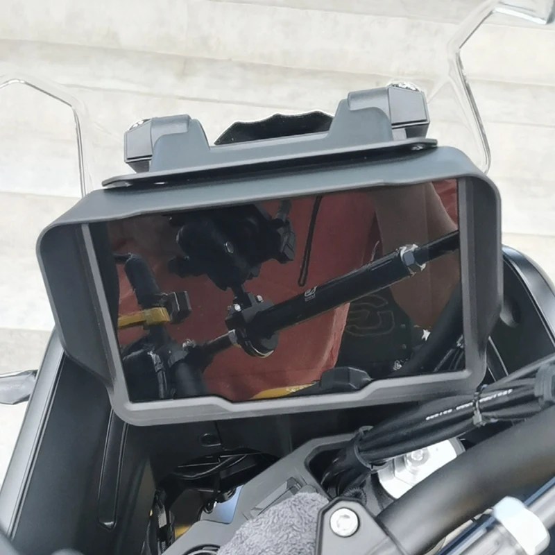  Спидометр мотоцикла Солнцезащитный козырек Крышка Экран прибора Солнцезащитный козырек Защита счетчика для QJMOTOR SVT650 SRT750 QJ650 Parts - 5