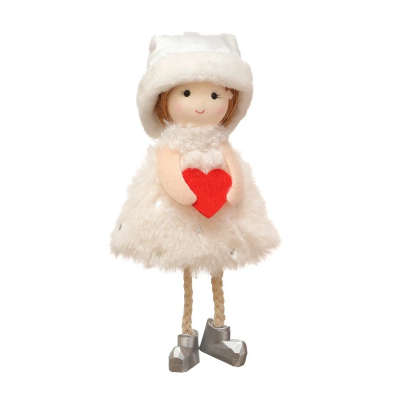 День матери День святого Валентина Красное Сердце Цилиндр Кукла Милая Девочка Кукла Высококачественная Ткань Мать Праздник Подарок Кулон - 5