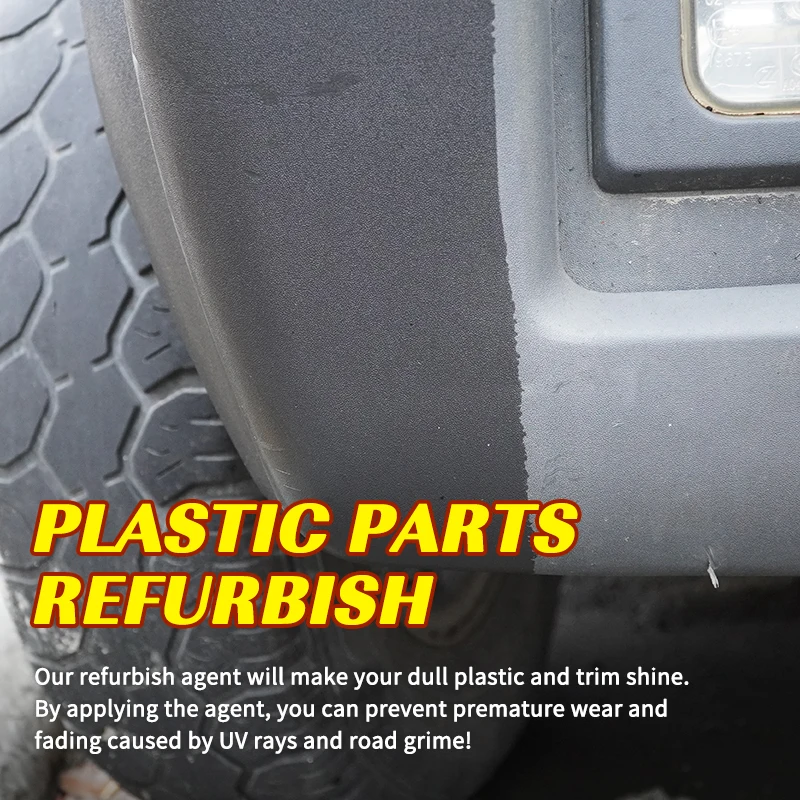  Реставратор автомобильного пластика Долговечное керамическое покрытие автомобиля Гидрофобное внешнее средство для восстановления автозапчастей Очиститель пластиковых резин - 3