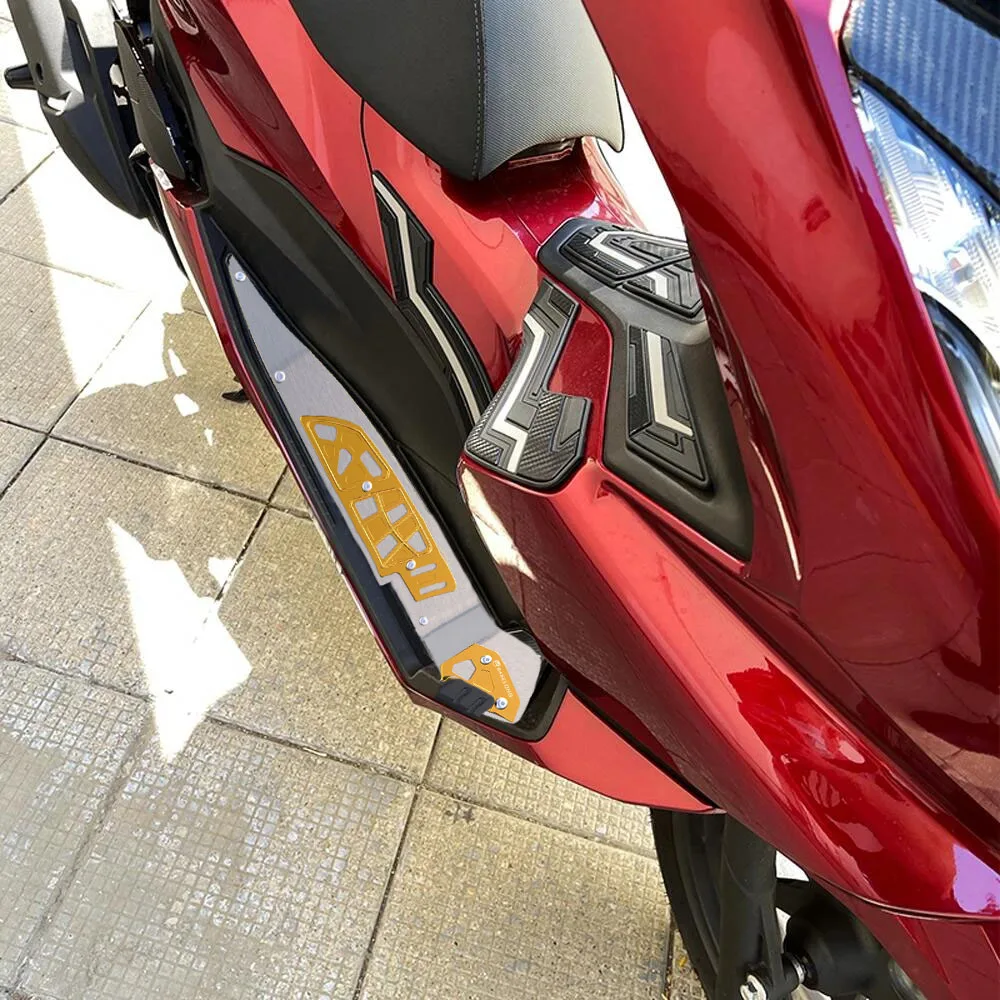 Для Honda PCX160 PCX 160 2021 2022 2023 2024 Мотоцикл с ЧПУ Алюминий PCX 160 Подставка для ног Подножки Педаль Пластина Педали Аксессуар Педали - 0