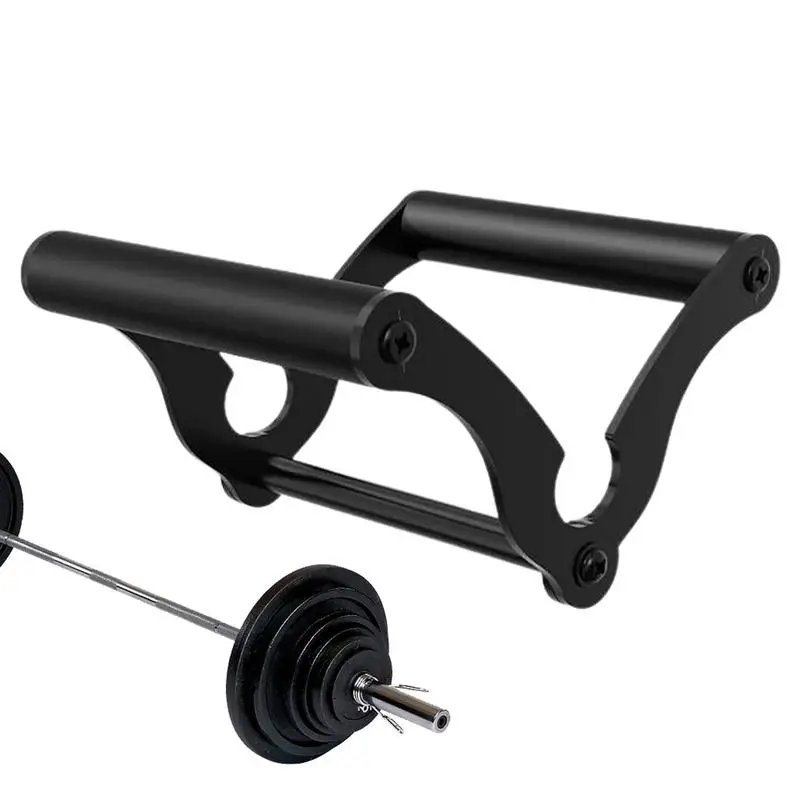 V Bar Multi Grip Фитнес-оборудование Черное крепление для ручки от мины Насадка для рукоятки для мины с резиновой ручкой для сидячего ряда - 2
