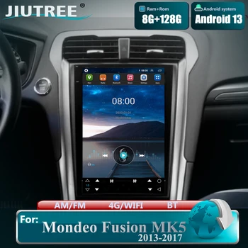 12.1'' Для Ford Fusion Mondeo MK5 2013 - 2019 Android Tesla Style Экран Автомагнитола Стерео Аудио Мультимедийный плеер Стерео Carplay