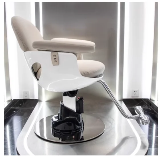 Новый стул для парикмахерской Элитный парикмахерский салон модной одежды электрический лифт режущий стул парикмахерская глажка крашение табурет - 0