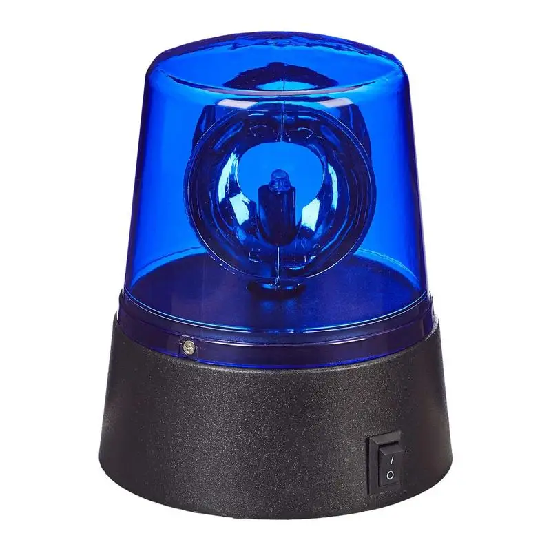 DJ Lights Светодиодный синий свет Сигнальные огни безопасности 360 Вращающиеся окружающие огни с батарейным питанием для ролевых игр Вечеринка Бар Тематическая вечеринка - 0