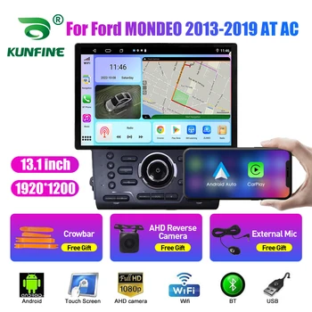 13,1-дюймовый автомагнитола для Ford MONDEO 2013-2019 AT AC Авто DVD GPS Навигация Стерео Carplay 2 Din Central Multimedia Android Auto