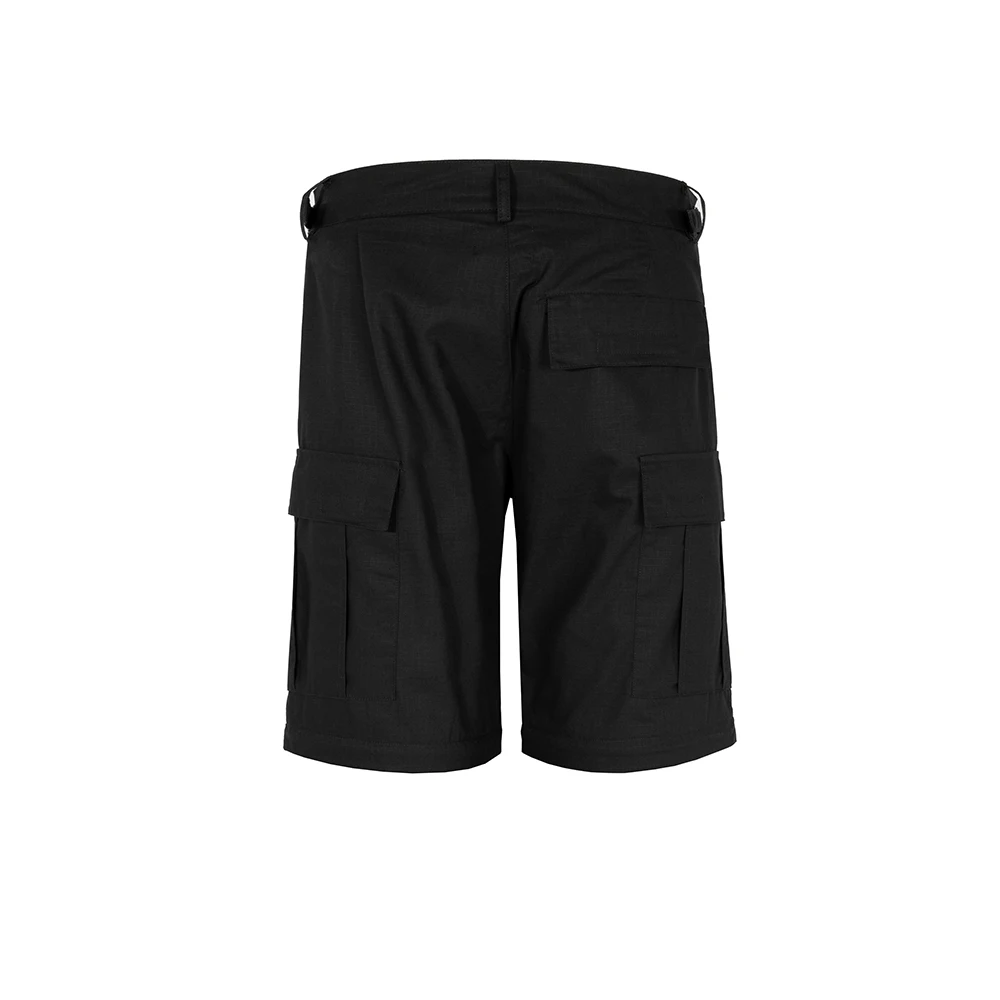  Knee Плиссированные съемные шорты Брюки-карго для мужчин Pantalones Hombre Черный комбинезон Уличная одежда Мешковатые повседневные брюки Y2K - 5