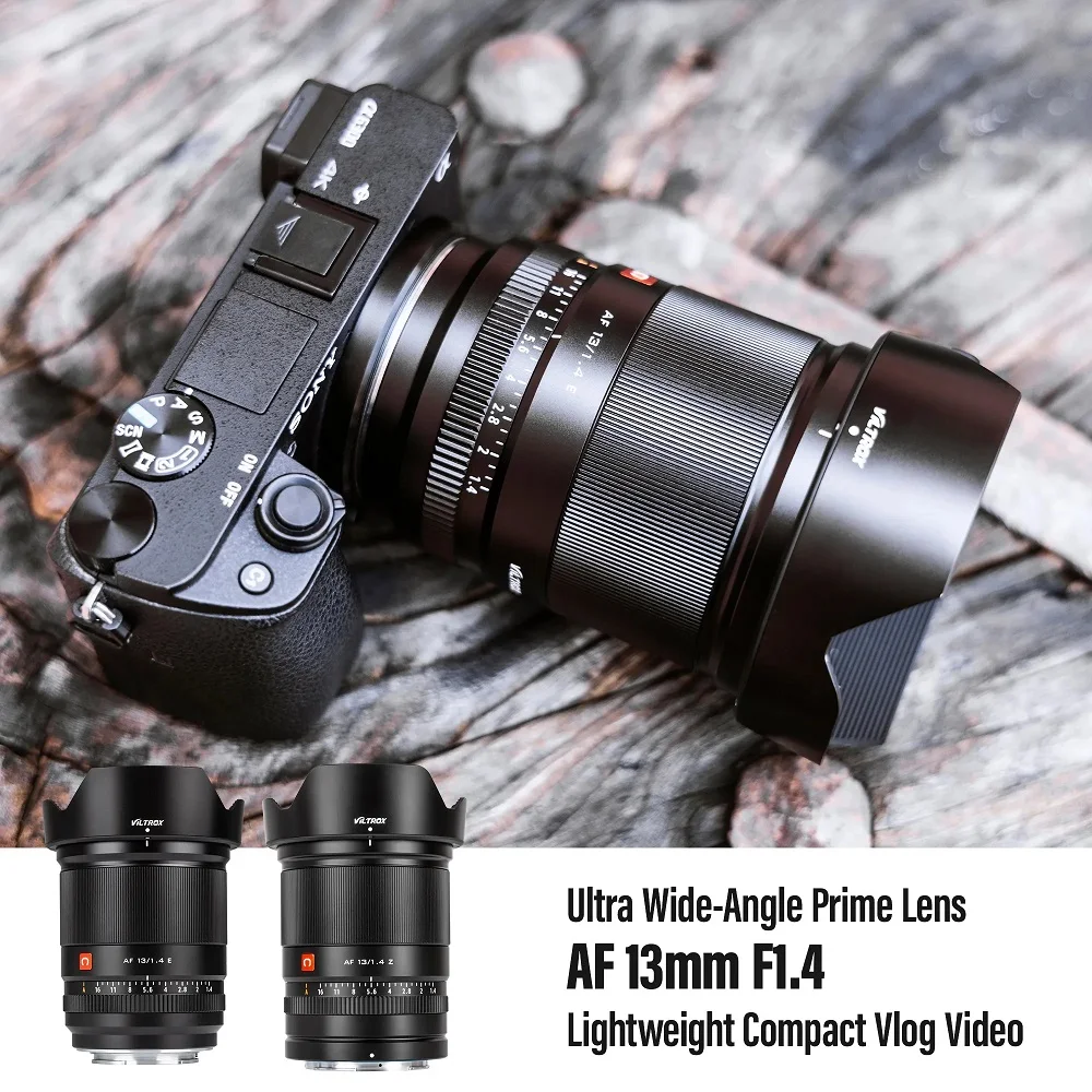 Viltrox 13mm F1.4 FX Автофокус Сверхширокоугольный объектив с большой диафрагмой APS-C для камеры Nikon Z Fujifilm XF Sony с байонетом E - 2