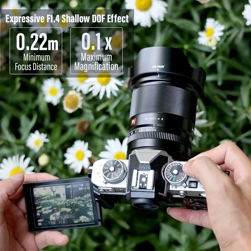 Viltrox 13mm F1.4 FX Автофокус Сверхширокоугольный объектив с большой диафрагмой APS-C для камеры Nikon Z Fujifilm XF Sony с байонетом E - 3