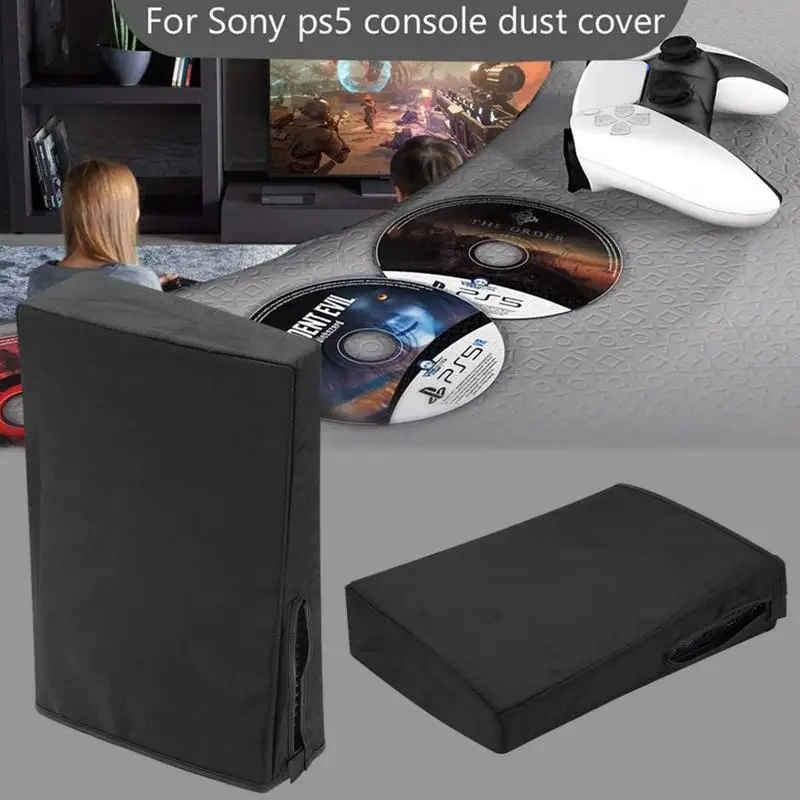 Пылезащитный чехол игровой консоли для оболочки PlayStation 5 Горизонтальный/вертикальный пыленепроницаемый чехол для игры PS-5 Защитный чехол для консоли PS-5 - 1