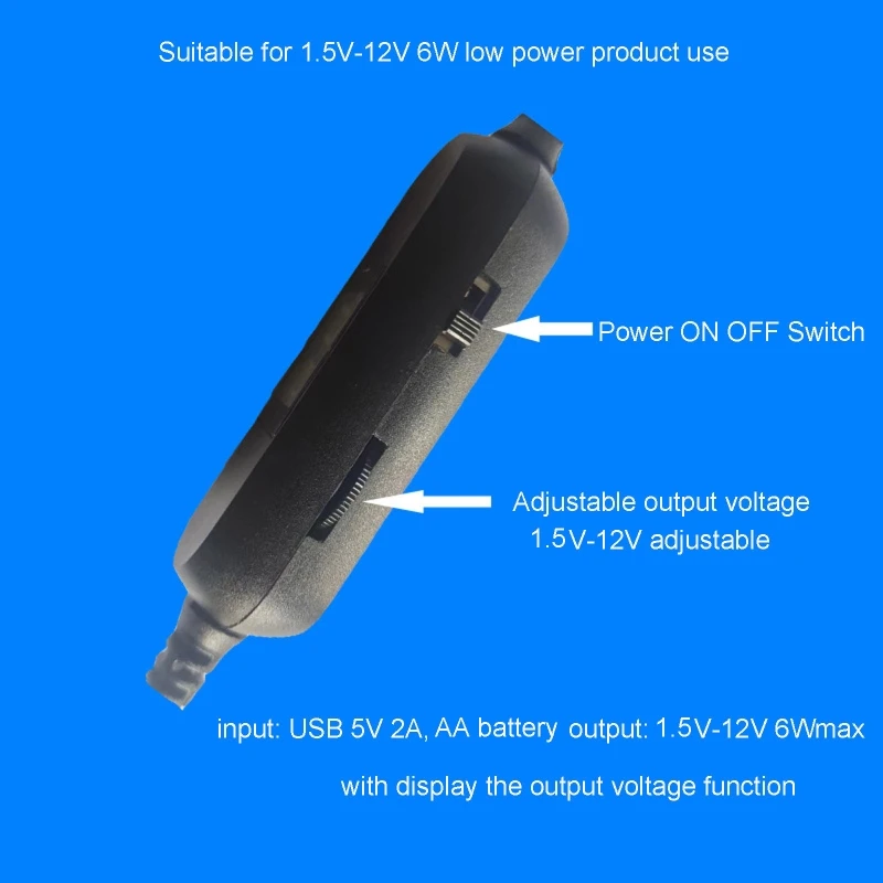 Преобразователь мощности TypeC Замена LR03 1-8AAA Элиминаторы батарей для светодиодных фонарей - 1