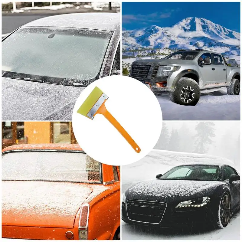 Автомобильная щетка для снега Многофункциональная автомобильная лопата для снега для автомобиля Автомобильные аксессуары для экстерьера для дорожных поездок Минивэн Спортивный автомобиль - 1