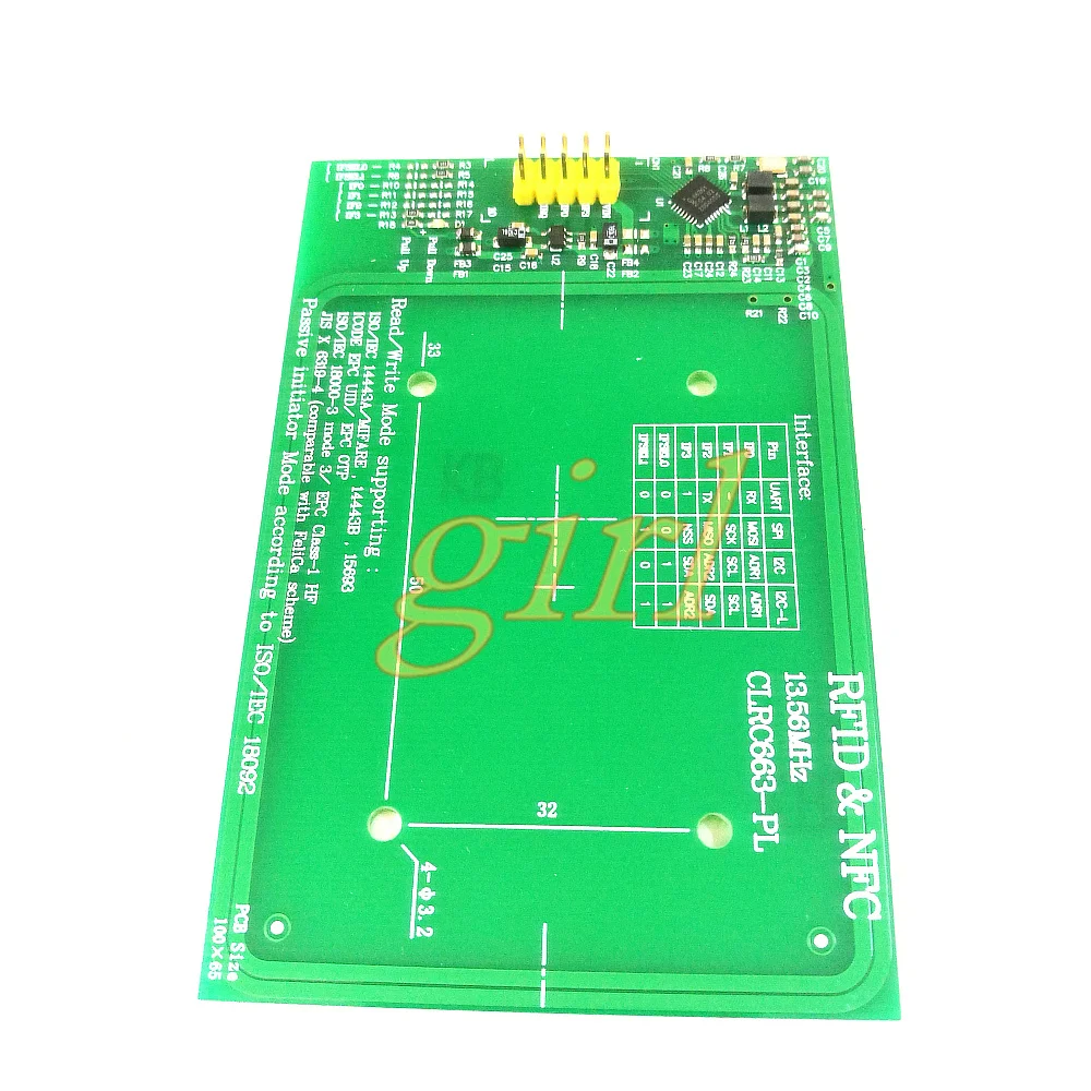 CLRC663 модуль RFID/NFC чтение и запись платы для разработки модулей на большом расстоянии. - 1