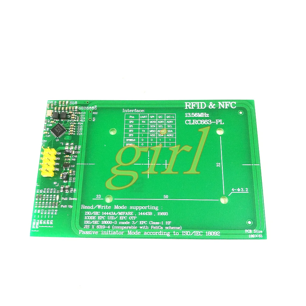 CLRC663 модуль RFID/NFC чтение и запись платы для разработки модулей на большом расстоянии. - 3