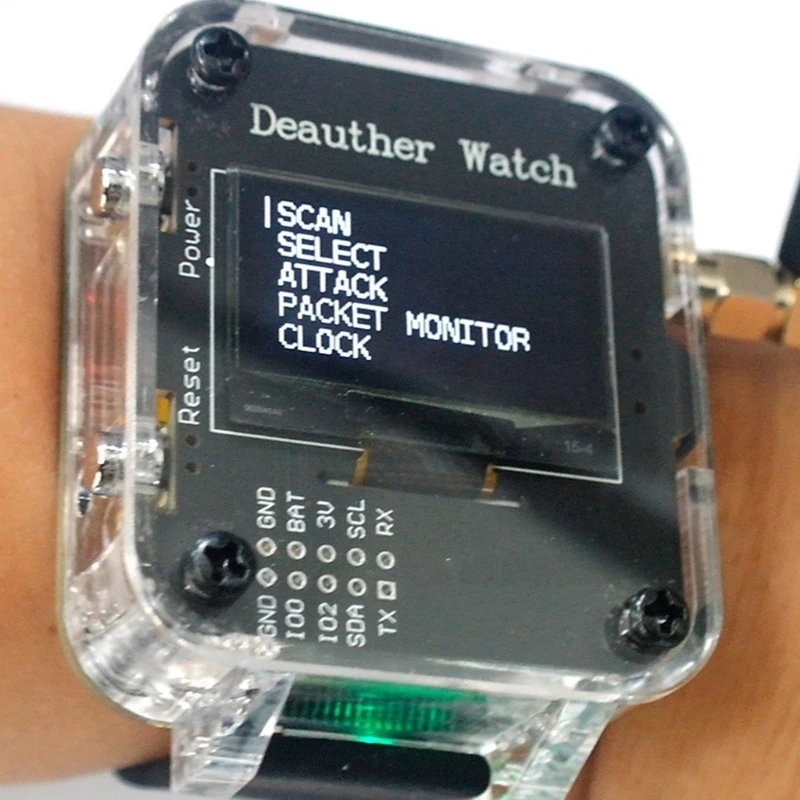 Deauther Watch V3S для IoTs Тестовые часы Хакерские часы для тестирования и разработки Wi-Fi - 2