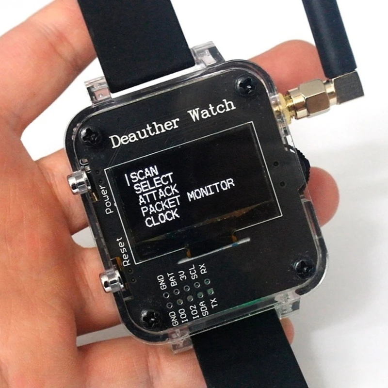 Deauther Watch V3S для IoTs Тестовые часы Хакерские часы для тестирования и разработки Wi-Fi - 3