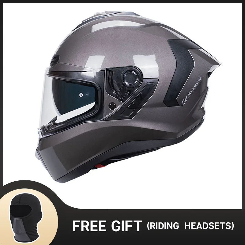 DOT Мотоциклетный шлем, одобренный ECE, полнолицевые шлемы, мотокросс Capacetes, картинг, гонки, каско, шлем Kask, двойной объектив - 5