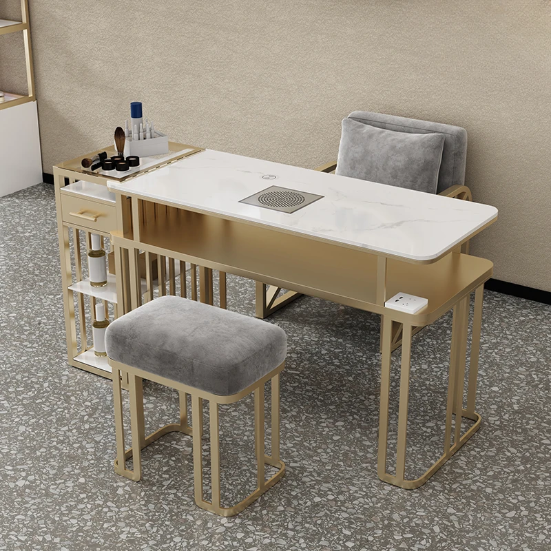 Офисный женский домашний маникюрный стол Профессиональный простой модный маникюрный очиститель стола Schmincktisch Коммерческая мебель RR50MT - 1