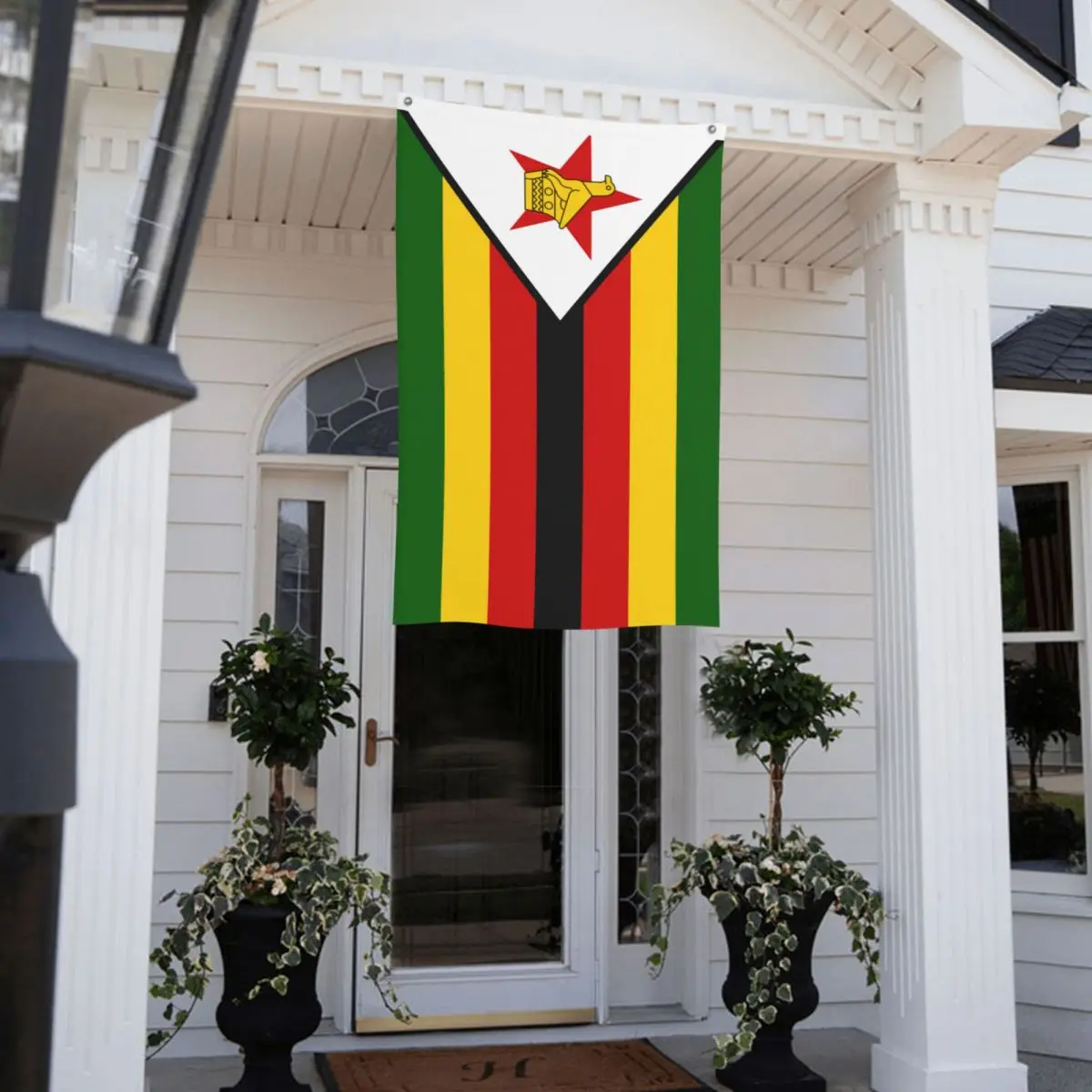 Флаг Зимбабве Флаг Внутренний Открытый Баннер Полиэстер Украшение Яркий Цвет 2x3 3x5 4x6 FT Флаги - 5