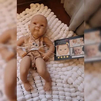 19 дюймов 48 см Reborn Baby Kit Bettie New Mold Свежий цвет Реалистичный мягкий на ощупь Reborn Неокрашенный набор DIY Детали