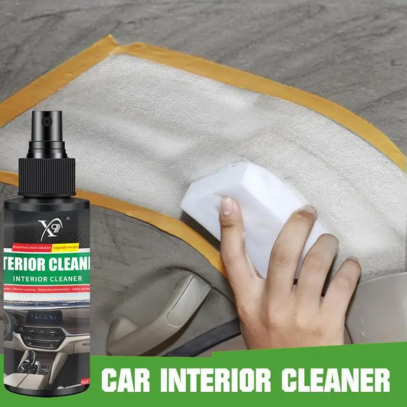 Auto Interior Cleaner Профессиональный очиститель приборной панели автомобиля Безопасный пятновыводитель Многоцелевой спрей для деталей интерьера - 1