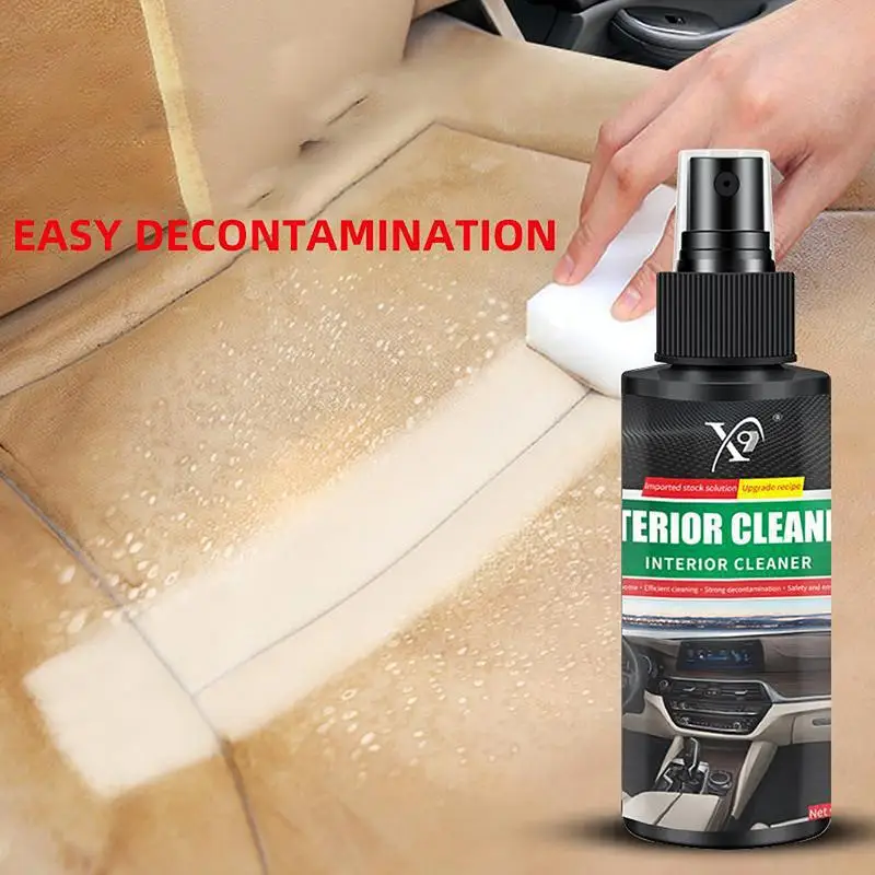 Auto Interior Cleaner Профессиональный очиститель приборной панели автомобиля Безопасный пятновыводитель Многоцелевой спрей для деталей интерьера - 2