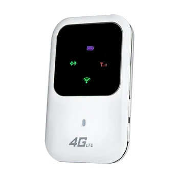 1Set 150 Мбит/с Wi-Fi Модем Автомобильный мобильный Wi-Fi Беспроводная точка доступа Белый со слотом для SIM-карты Wireless Mifi