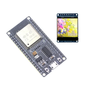 1Set ESP32F Module Development Board Плата для разработки Wi-Fi Bluetooth с 1,44-дюймовым цветным экраном