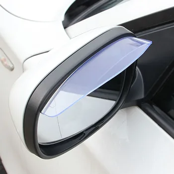 2 автомобильное зеркало заднего вида дождевик для бровей для Fiat Punto 500 Palio Argo grande panda Lifan X60 Cebrium Solano New Celliya