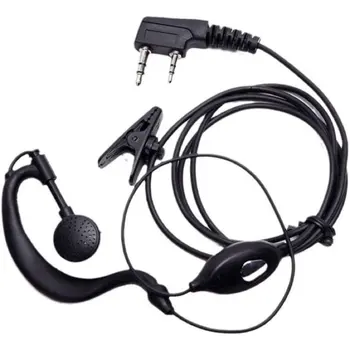 2-контактный высококачественный микрофон для гарнитуры для наушников с двусторонним радио наушники портативные аксессуары для рации безопасности