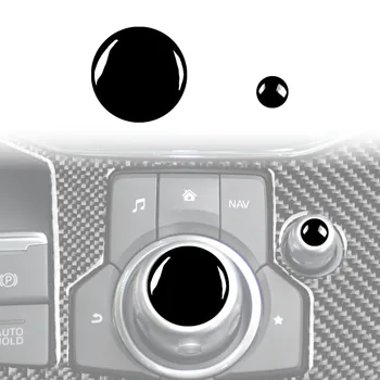 2 шт./компл. Автомобильные наклейки на кнопки мультимедийного переключателя для Mazda 3 mazda 6 CX-9 CX-5 LHD RHD Интерьер Авто Отделка Стиль
