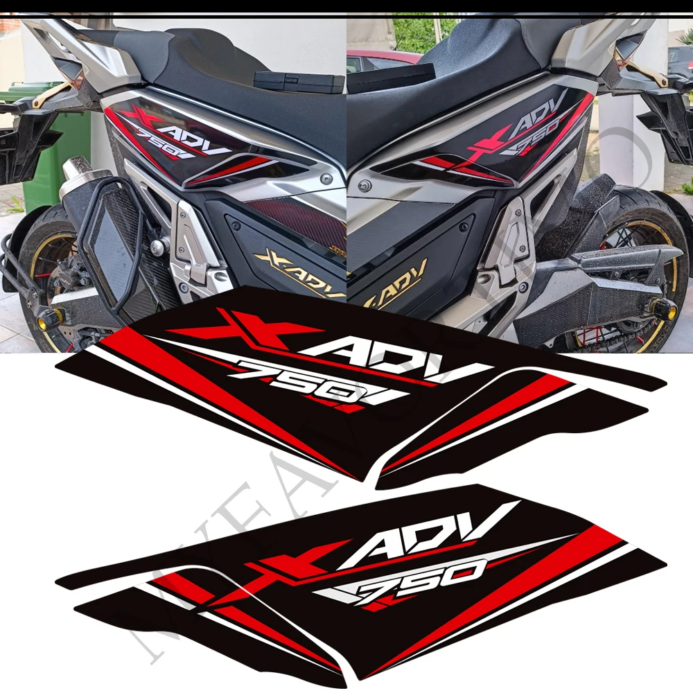 Для HONDA XADV X-ADV 750 X ADV 750 Наклейки на мотоцикл Защита прокладки бака Нефть Газ Наклейка Протектор Комплект украшения - 0