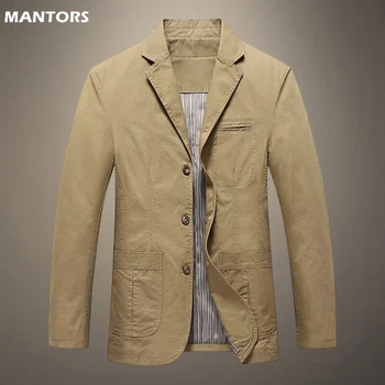 2023 Новые мужские пиджаки Пиджак Мужская хлопковая куртка Повседневная деловая куртка Мужское пальто для отдыха Мужская уличная одежда