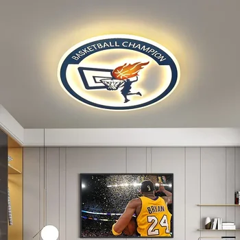 2023новый светодиодный потолочный светильник баскетбол футбол скандинавские детские комнаты украшение спальни декорирование habitacion инфантильный бытовая техника