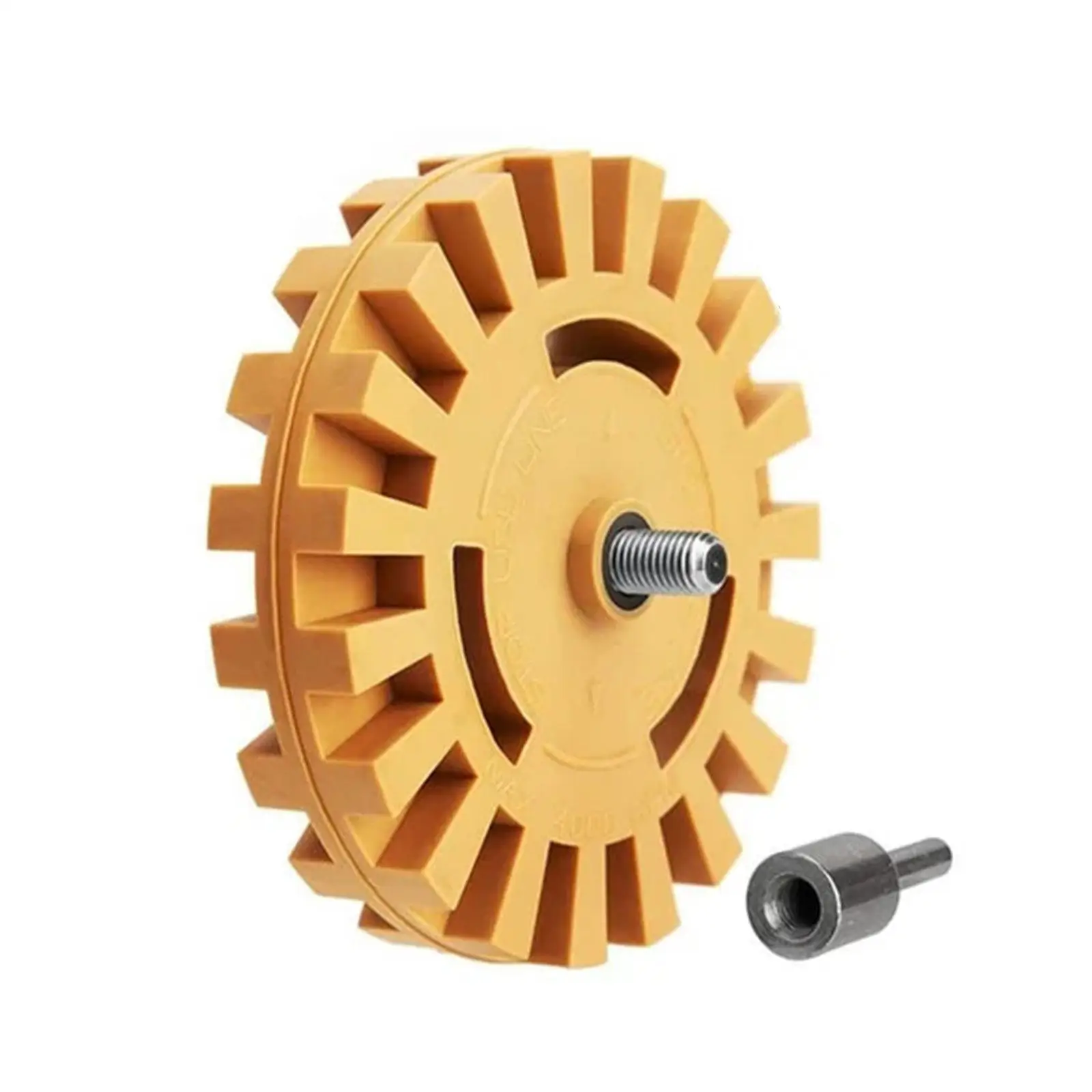 4-дюймовое универсальное резиновое колесо-ластик для удаления автомобильного клея клейкая наклейка авто ремонт краски инструмент резиновый ластик колесо D9S6 - 2