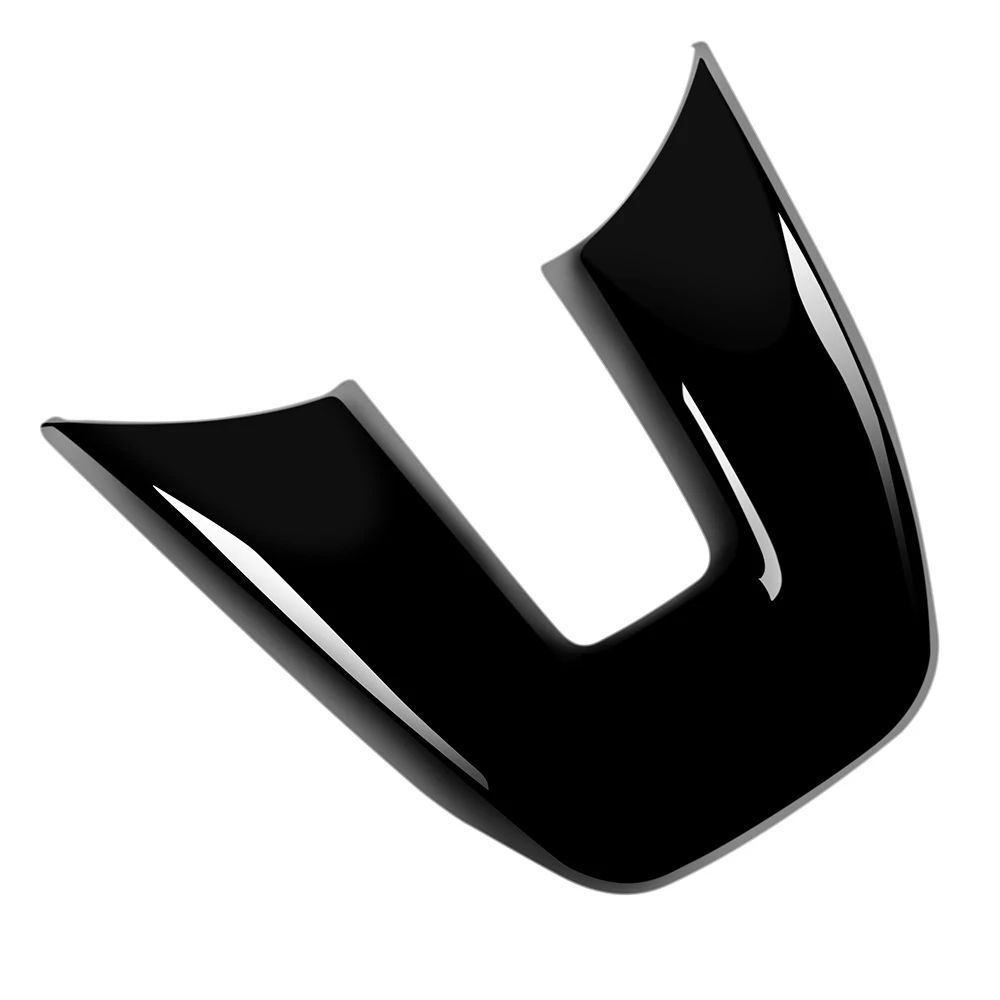 Автомобильная глянцевая черная V-образная крышка панели рулевого колеса Отделка отделки Наклейка на рамку для Honda Vezel HR-V HRV 2021 2022 - 5