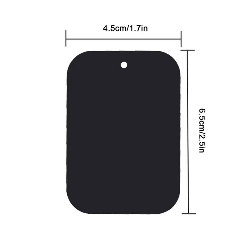  Магнитная наклейка для телефона Клейкая замена наклейки для магнитного крепления телефона Металлическая пластина толщиной 0,5 мм для автомобильных креплений для телефона - 5