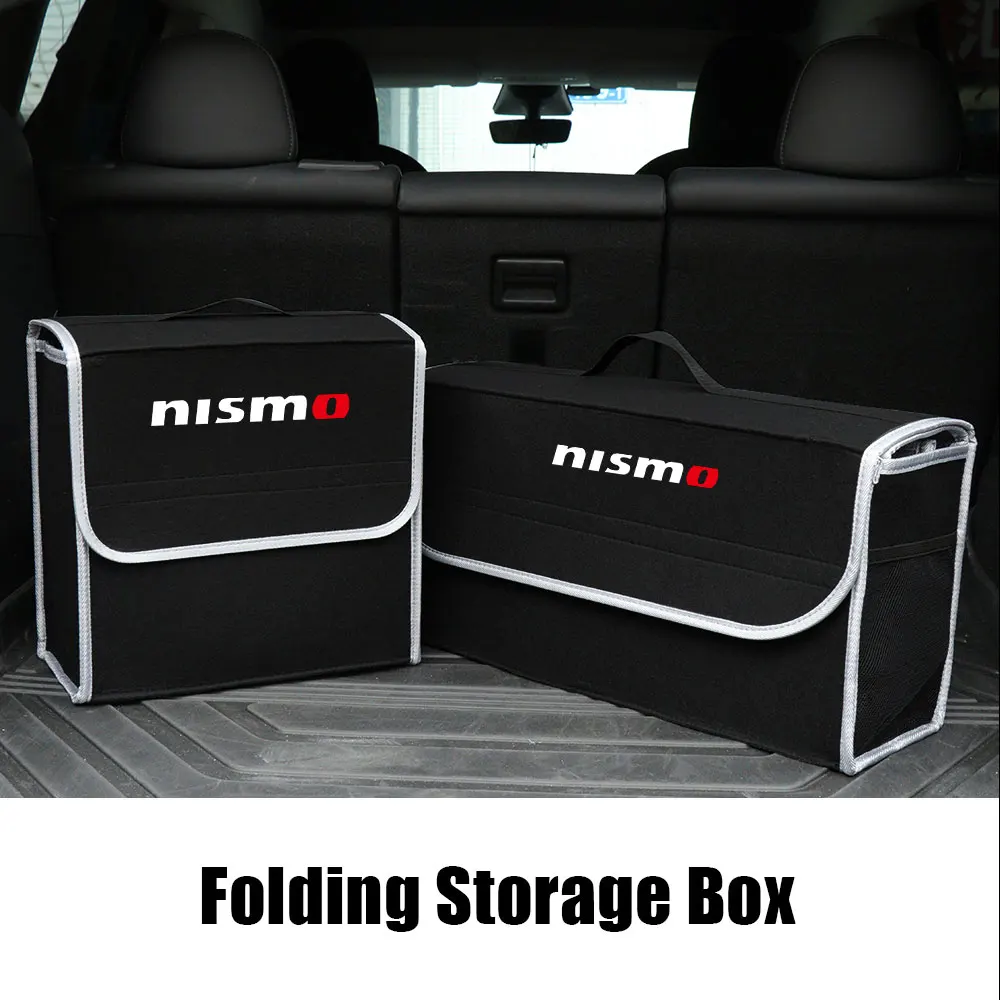  Автомобильный багажник большой емкости для хранения складной войлочный ящик для хранения инструментов с несколькими карманами для Nissan Nismo X-Trail Juke Teana J32 Altima - 0