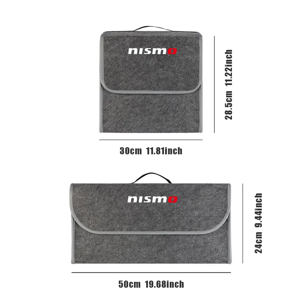  Автомобильный багажник большой емкости для хранения складной войлочный ящик для хранения инструментов с несколькими карманами для Nissan Nismo X-Trail Juke Teana J32 Altima - 2